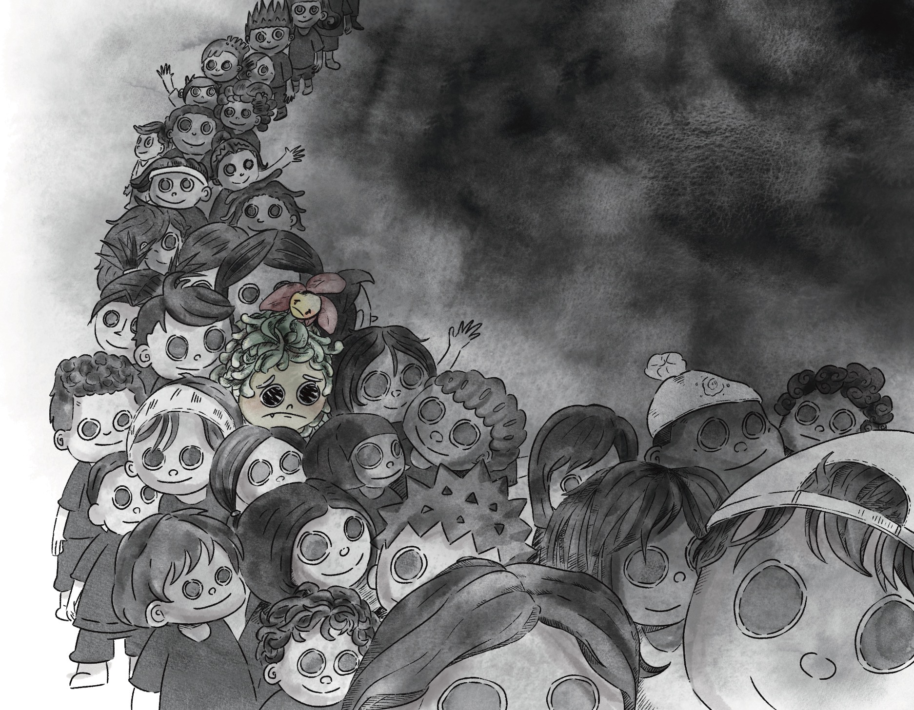 The Flower on My Head — illustration 1
